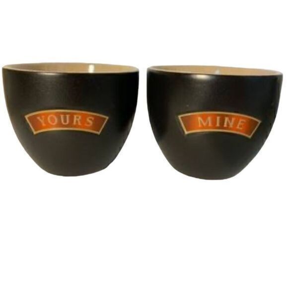 Other - BAILEY’S baileys Irish cream ceramic cups yours mine coffee